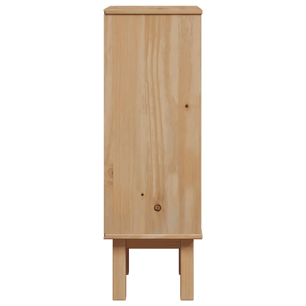 vidaXL Bathroom Wall Cabinet "OTTA" 35x30x55 cm Solid Wood Pine