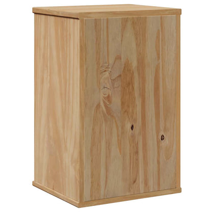 vidaXL Bathroom Wall Cabinet "OTTA" 35x30x55 cm Solid Wood Pine