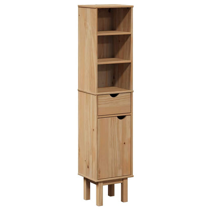 vidaXL Bathroom Cabinet OTTA 35x30x159 cm Solid Wood Pine