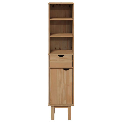 vidaXL Bathroom Cabinet OTTA 35x30x159 cm Solid Wood Pine