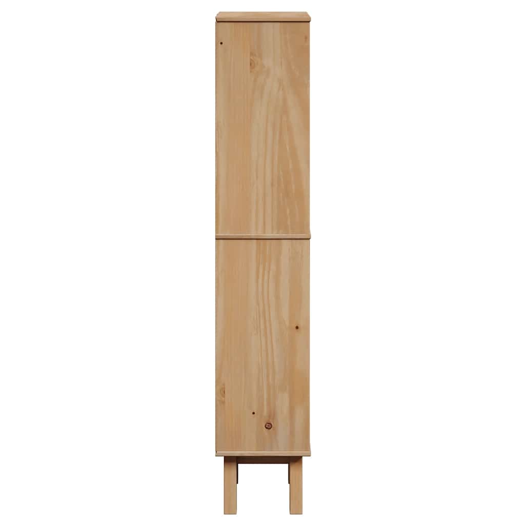 vidaXL Bathroom Cabinet OTTA 35x30x159 cm Solid Wood Pine