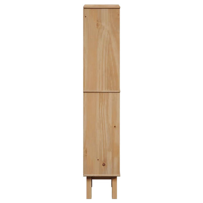 vidaXL Bathroom Cabinet OTTA 35x30x159 cm Solid Wood Pine