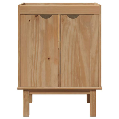 vidaXL Bathroom Sink Cabinet OTTA 59x40x80 cm Solid Wood Pine