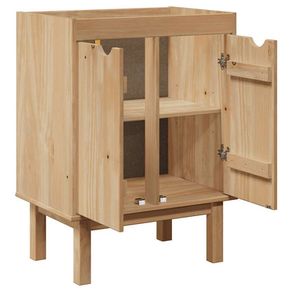 vidaXL Bathroom Sink Cabinet OTTA 59x40x80 cm Solid Wood Pine