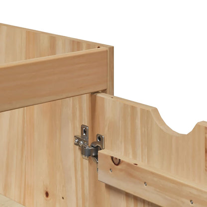 vidaXL Bathroom Sink Cabinet OTTA 59x40x80 cm Solid Wood Pine