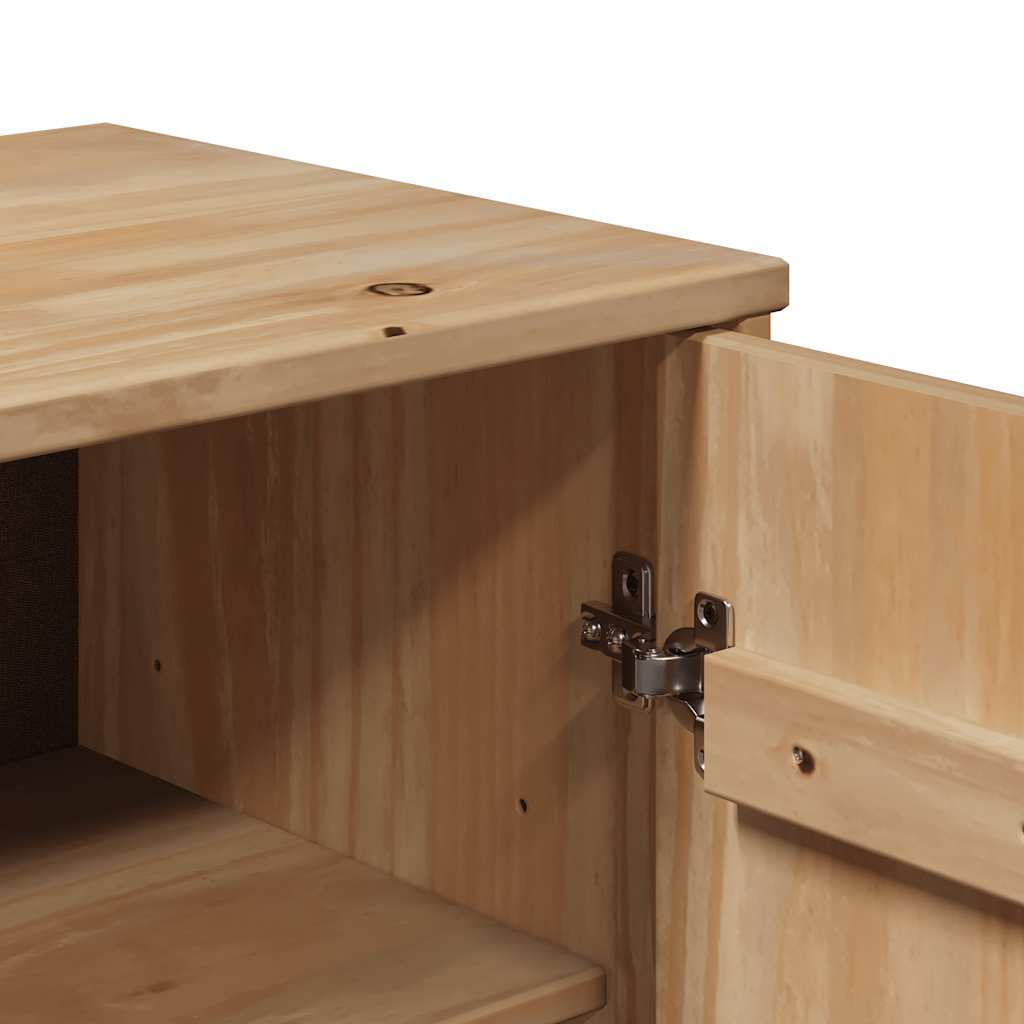 vidaXL Hallway Cabinet OTTA 75x40x75 cm Solid Wood Pine
