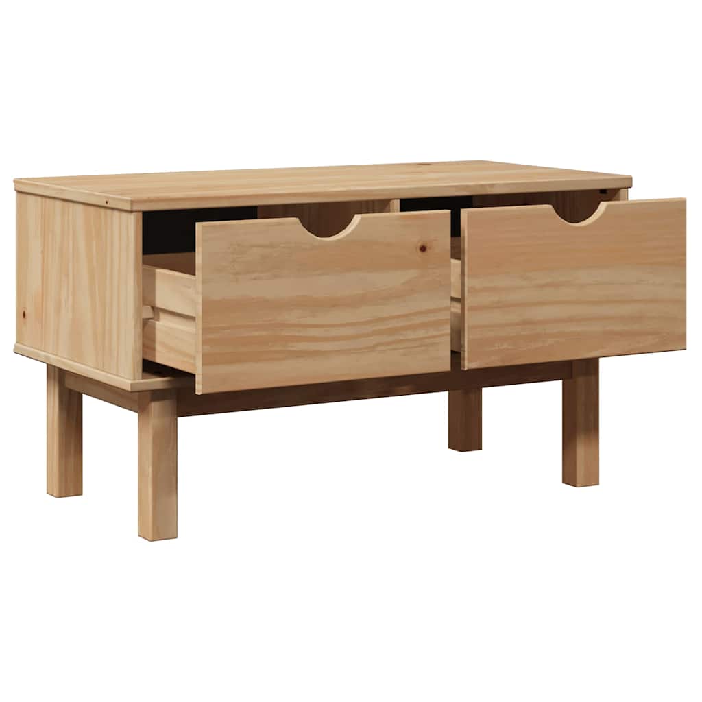 vidaXL Hallway Bench "OTTA" 80x40x45 cm Solid Wood Pine