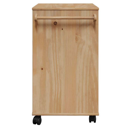 vidaXL Kitchen Trolley OTTA 59x45x80 cm Solid Wood Pine