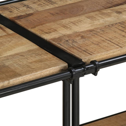 vidaXL TV Cabinet 160x42x40 cm Solid Wood Rough Mango