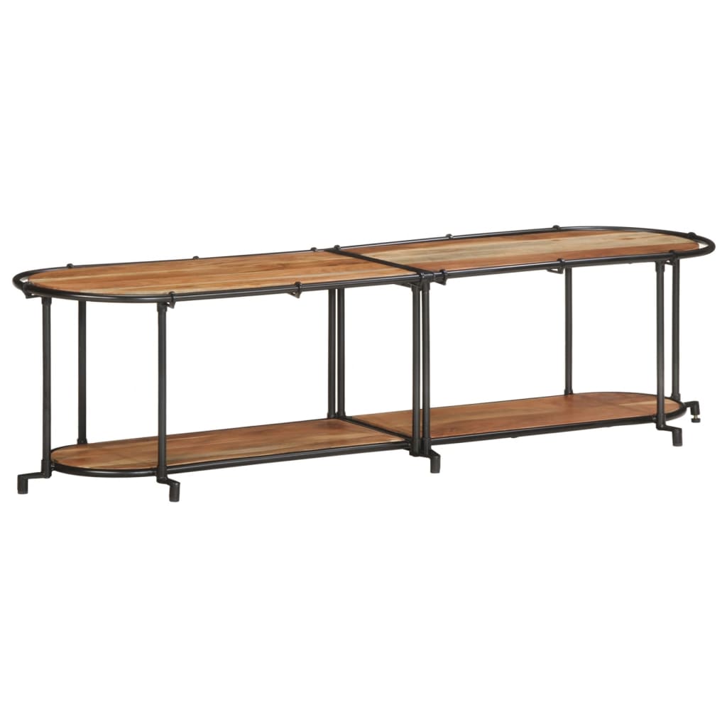 vidaXL TV Cabinet 160x42x40 cm Solid Wood Acacia