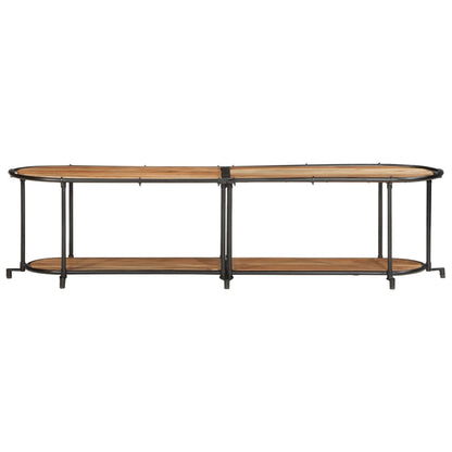 vidaXL TV Cabinet 160x42x40 cm Solid Wood Acacia