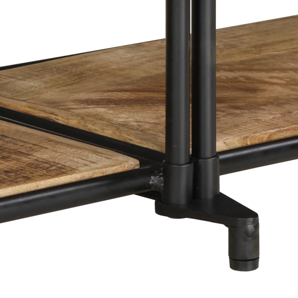 vidaXL TV Cabinet 200x42x40 cm Solid Wood Rough Mango