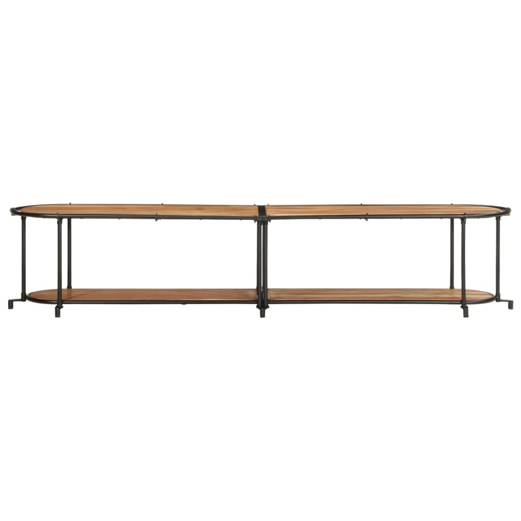 vidaXL TV Cabinet 200x42x40 cm Solid Wood Acacia