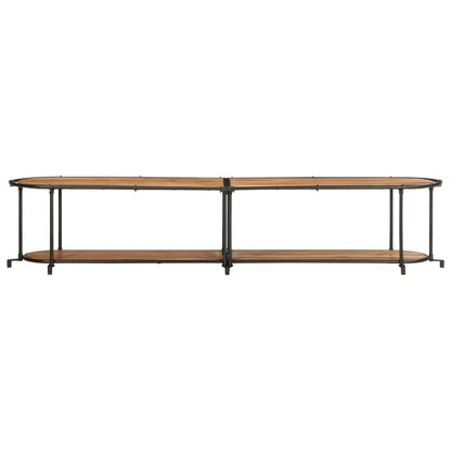 vidaXL TV Cabinet 200x42x40 cm Solid Wood Acacia