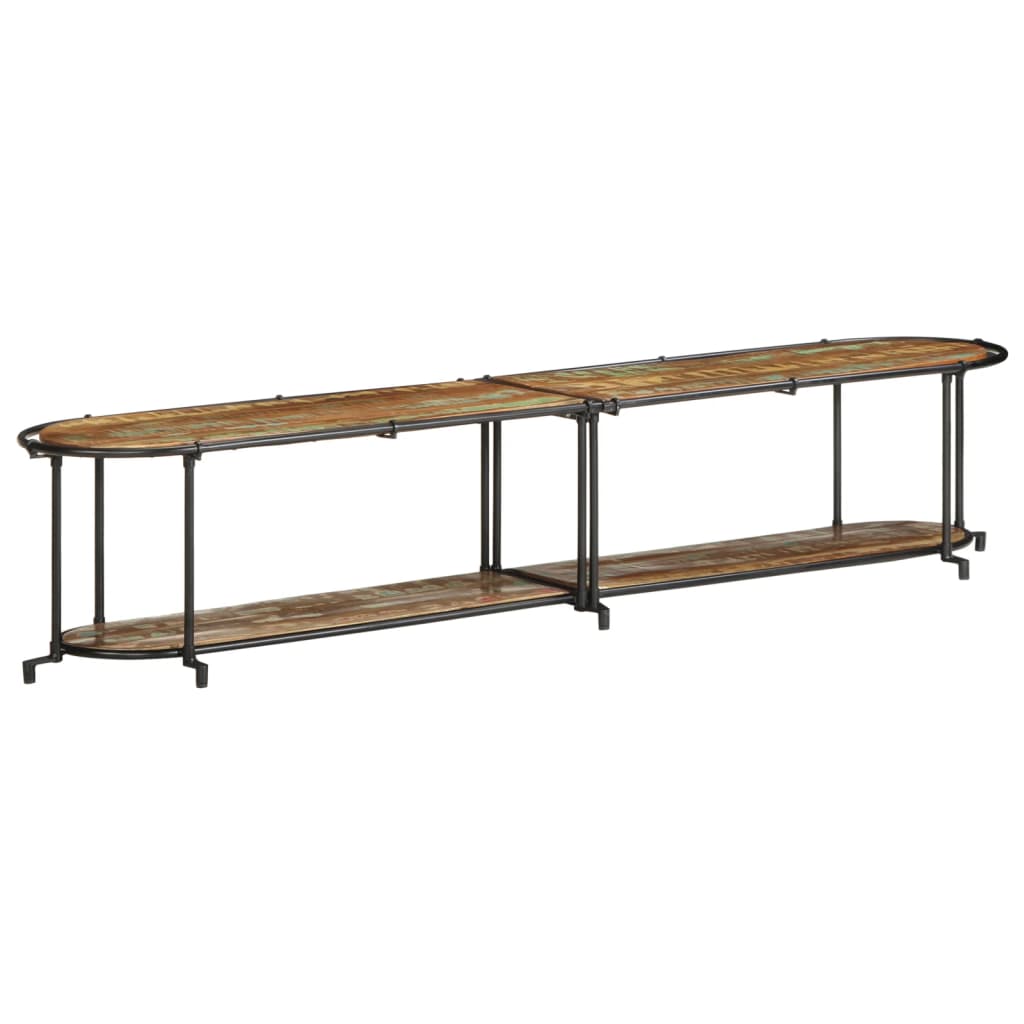 vidaXL TV Cabinet 200x42x40 cm Solid Wood Reclaimed