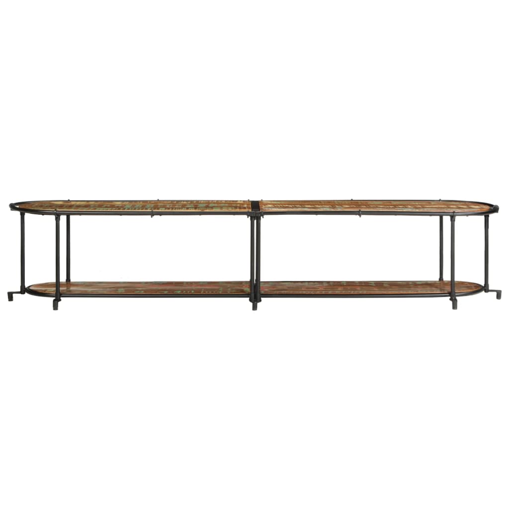 vidaXL TV Cabinet 200x42x40 cm Solid Wood Reclaimed