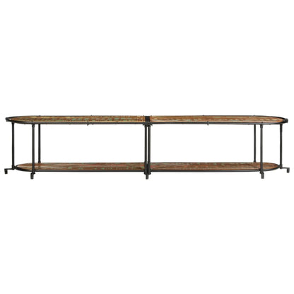 vidaXL TV Cabinet 200x42x40 cm Solid Wood Reclaimed