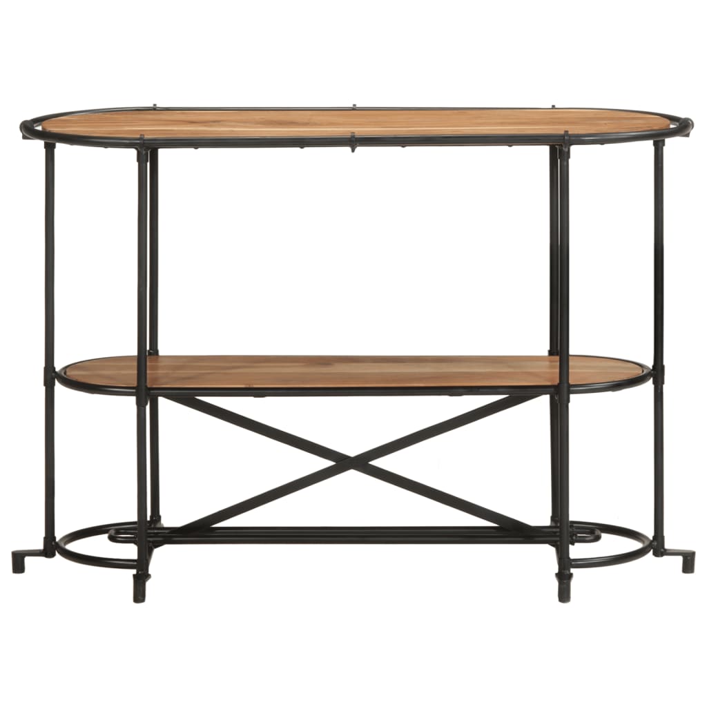 vidaXL Console Table 110x42x76 cm Solid Wood Acacia