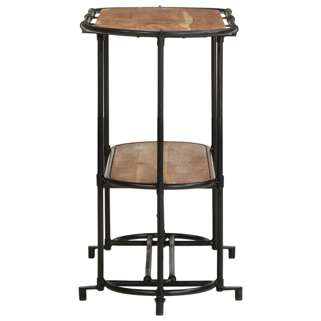 vidaXL Console Table 110x42x76 cm Solid Wood Acacia