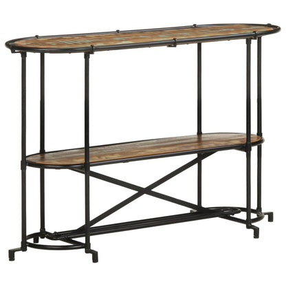 vidaXL Console Table 110x42x76 cm Solid Wood Reclaimed