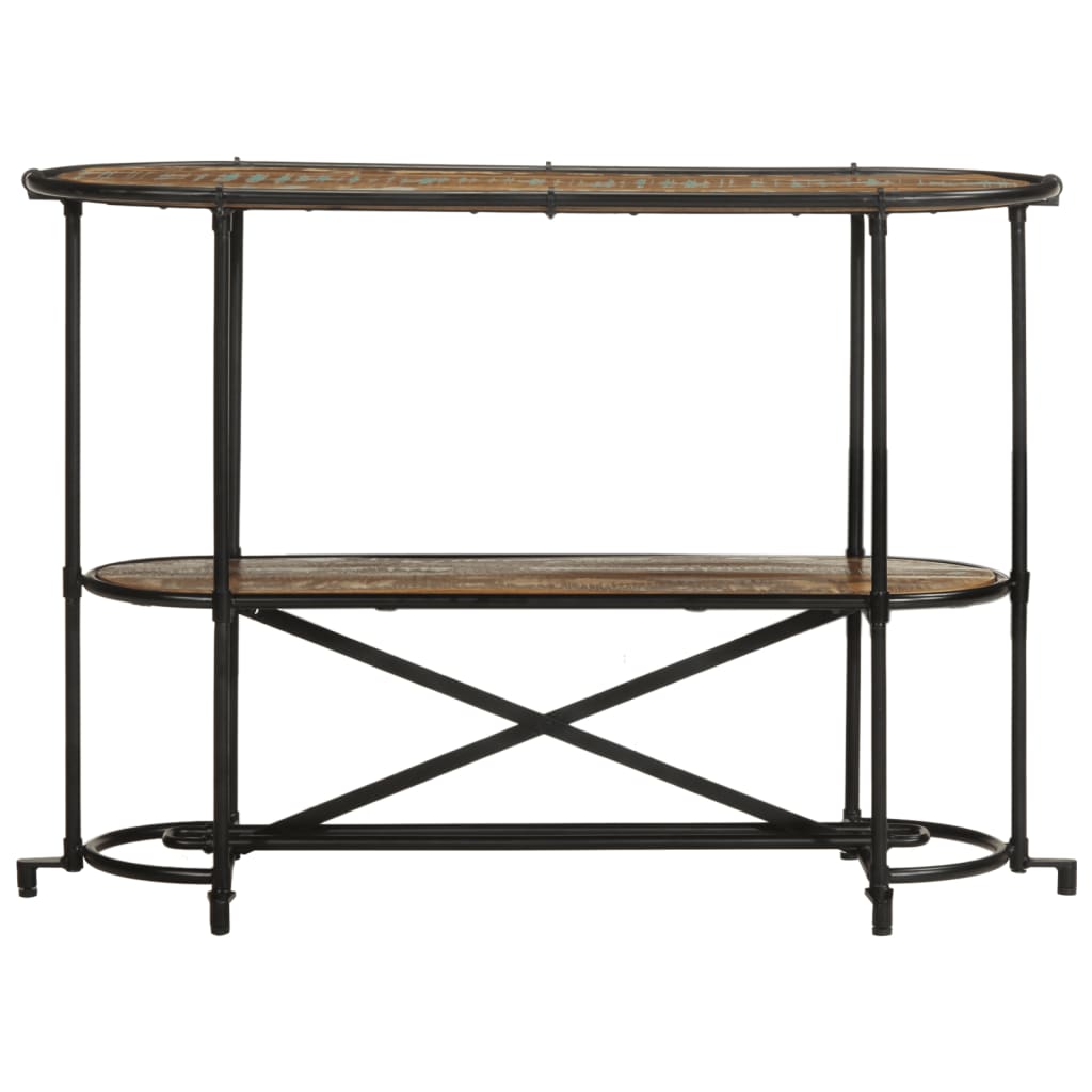 vidaXL Console Table 110x42x76 cm Solid Wood Reclaimed