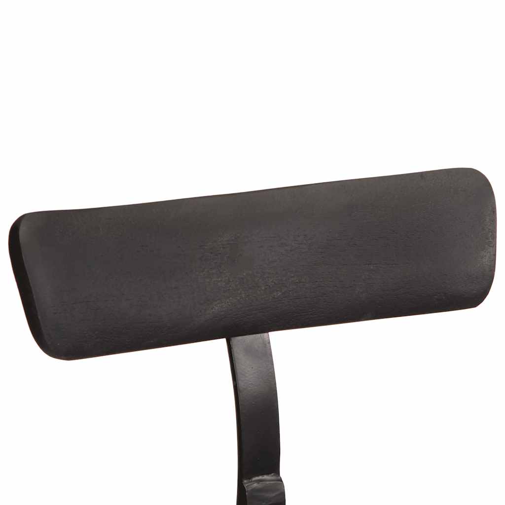 vidaXL Bar Stools 2 pcs Black 49x43x88 cm Solid Wood Mango