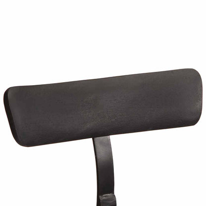 vidaXL Bar Stools 2 pcs Black 49x43x88 cm Solid Wood Mango