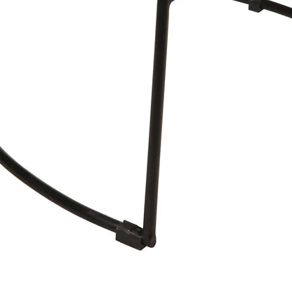 vidaXL Bar Stools 2 pcs Black 49x43x88 cm Solid Wood Mango