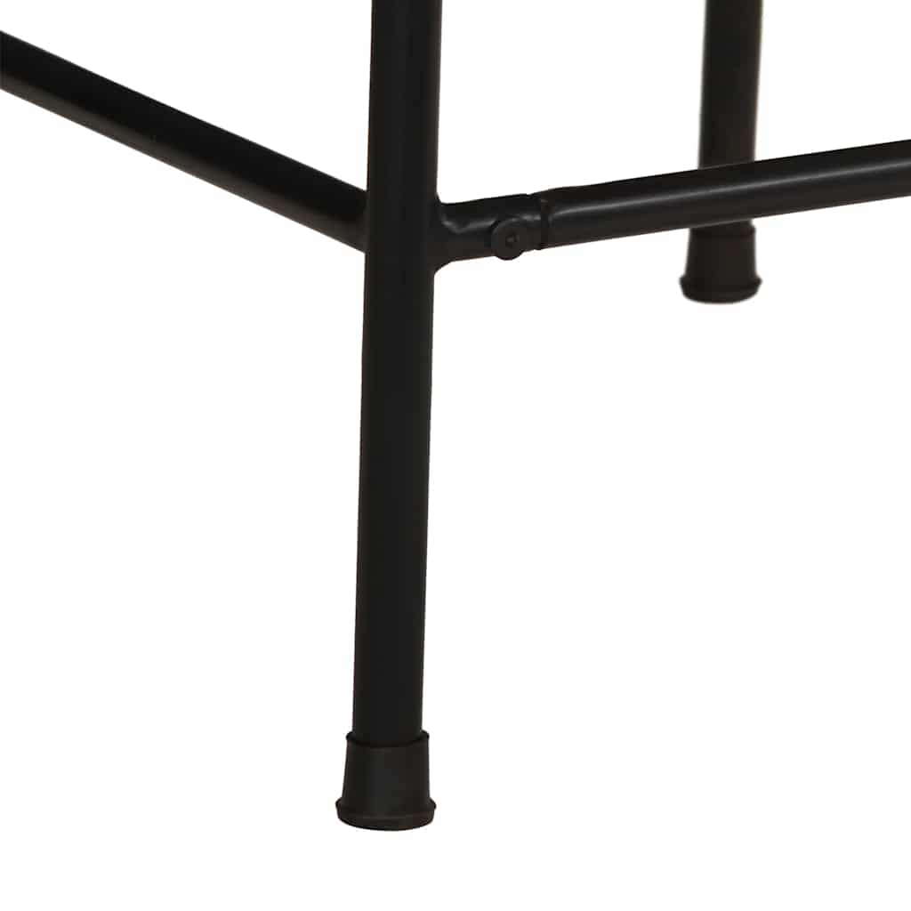 vidaXL Bar Stools 2 pcs 46x35,5x80 cm Solid Wood Rough Mango