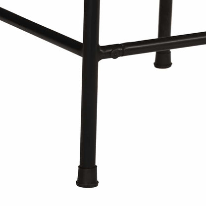 vidaXL Bar Stools 4 pcs 46x35,5x80 cm Solid Wood Rough Mango