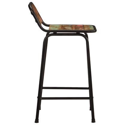 vidaXL Bar Stools 4 pcs 46x35,5x80 cm Solid Wood Reclaimed