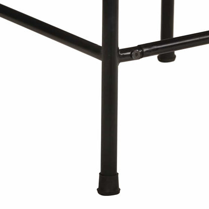 vidaXL Bar Stools 2 pcs 46x35,5x70 cm Solid Wood Rough Mango