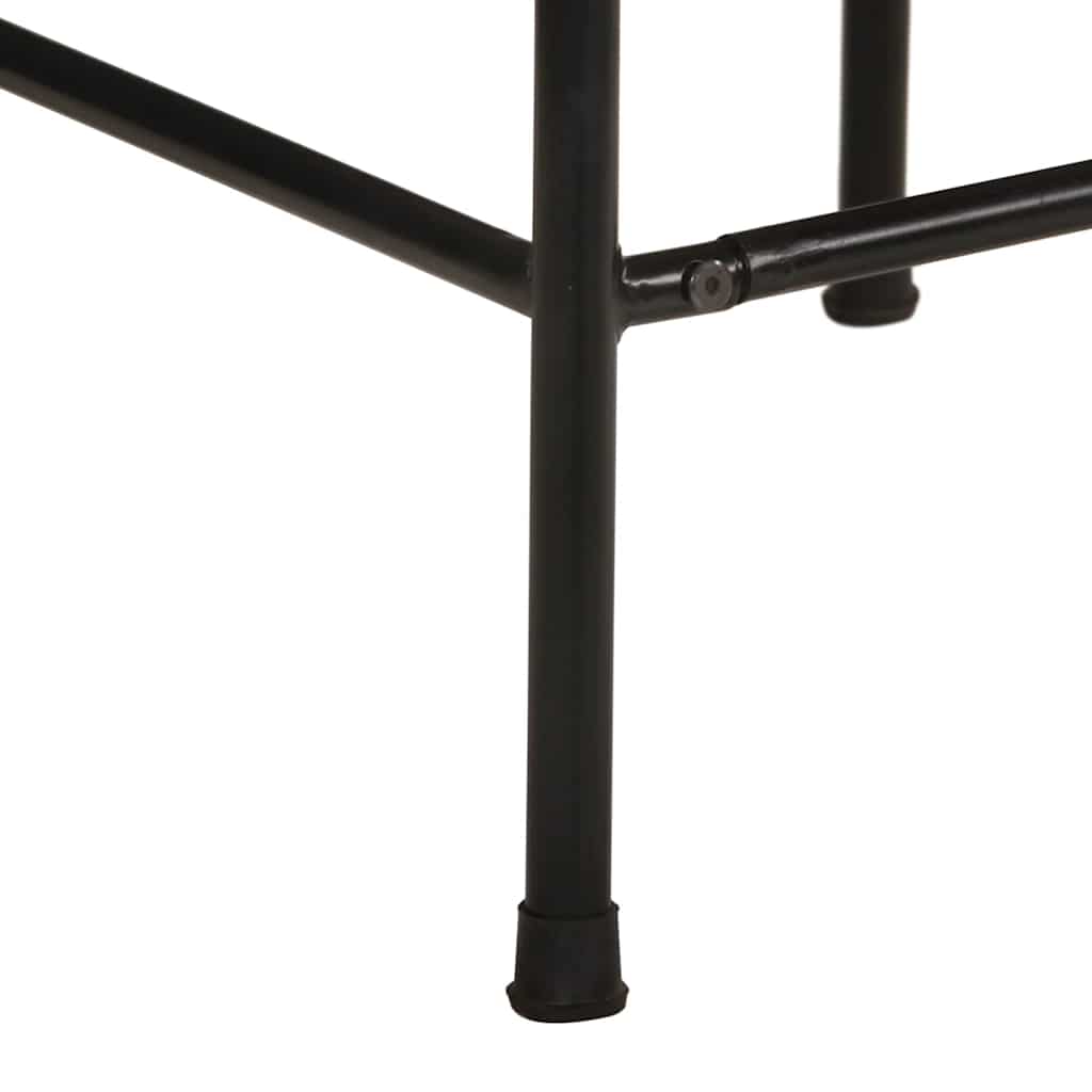 vidaXL Bar Stools 4 pcs 46x35,5x70 cm Solid Wood Rough Mango