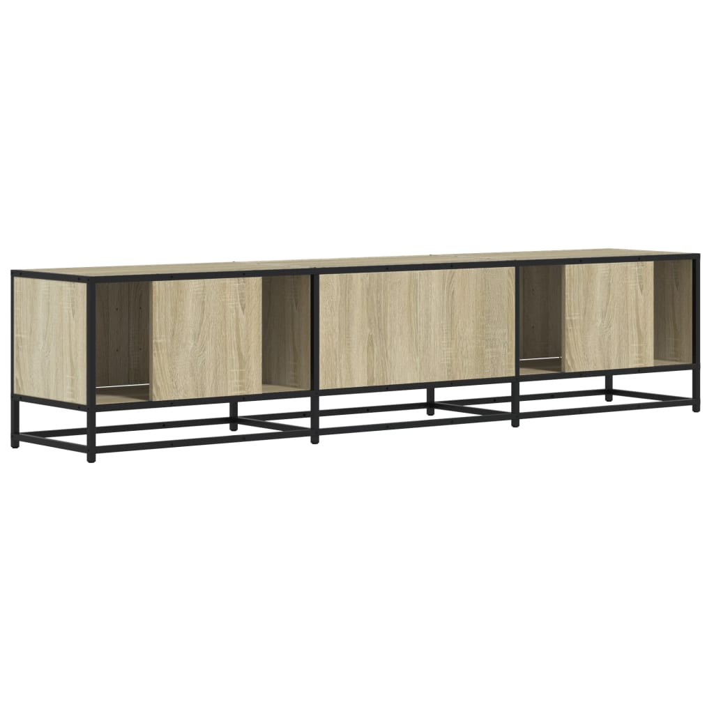 vidaXL TV Cabinet Sonoma Oak 180x35x41 cm Engineered Wood