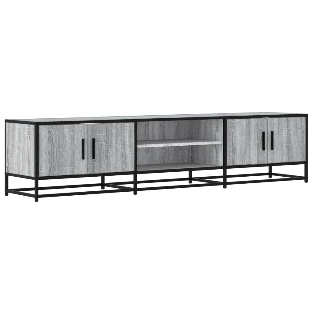 vidaXL TV Cabinet Grey Sonoma 180x35x41 cm Engineered Wood
