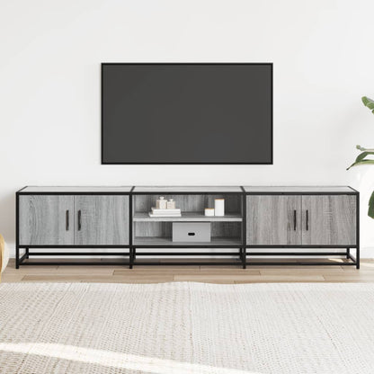 vidaXL TV Cabinet Grey Sonoma 180x35x41 cm Engineered Wood