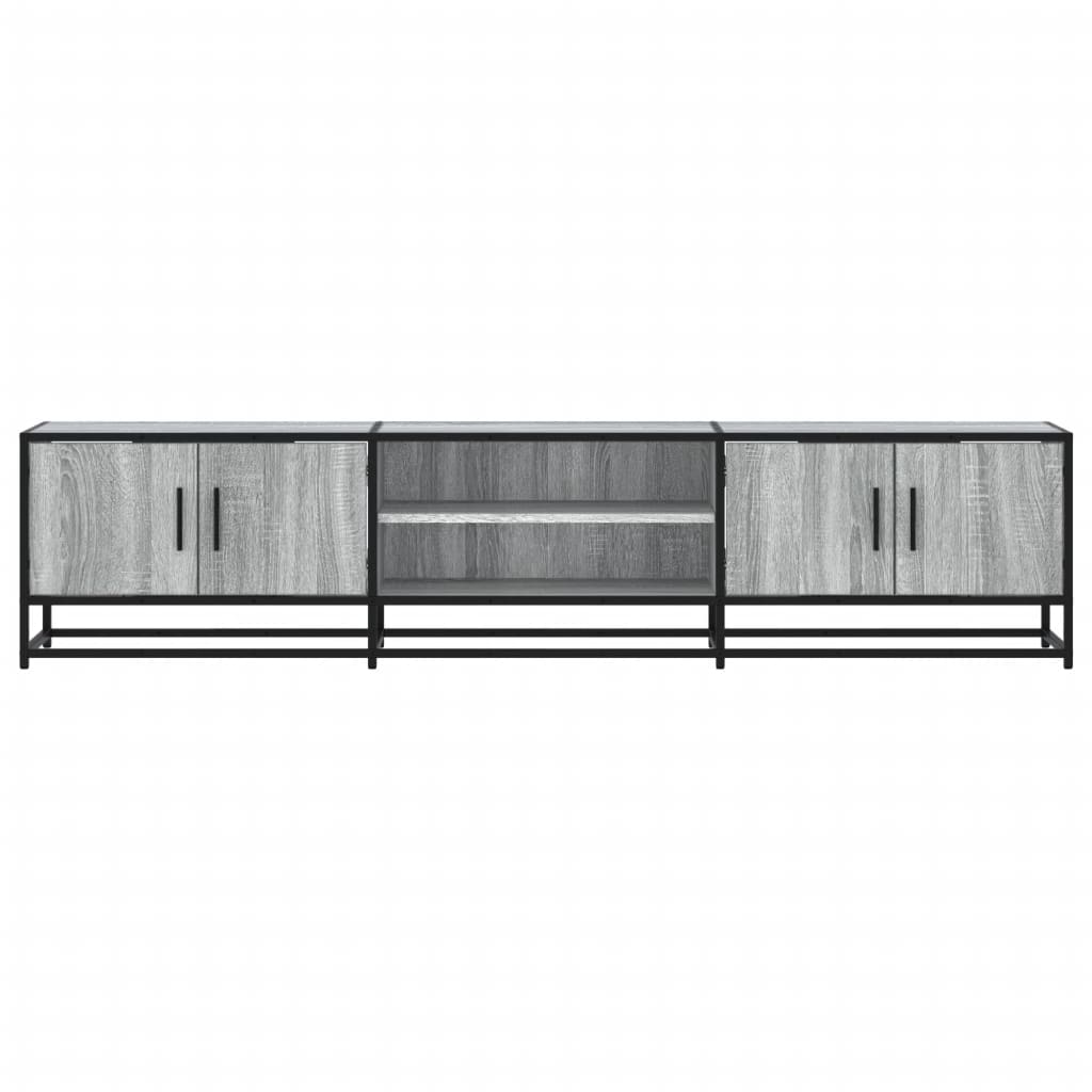 vidaXL TV Cabinet Grey Sonoma 180x35x41 cm Engineered Wood