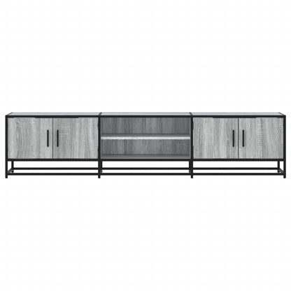 vidaXL TV Cabinet Grey Sonoma 180x35x41 cm Engineered Wood