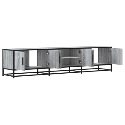 vidaXL TV Cabinet Grey Sonoma 180x35x41 cm Engineered Wood