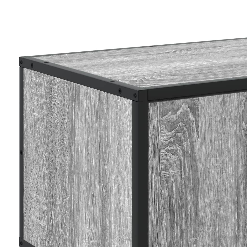 vidaXL TV Cabinet Grey Sonoma 180x35x41 cm Engineered Wood