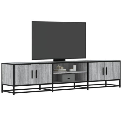 vidaXL TV Cabinet Grey Sonoma 180x35x41 cm Engineered Wood