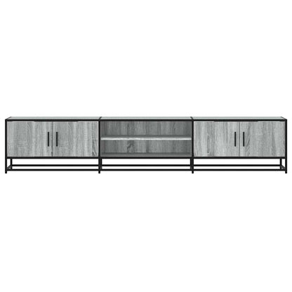 vidaXL TV Cabinet Grey Sonoma 210x35x41 cm Engineered Wood