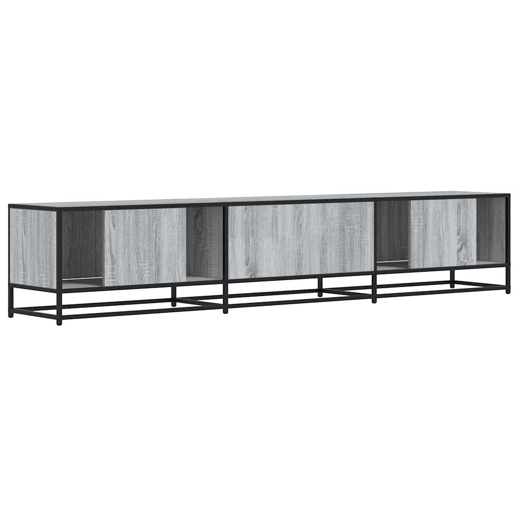 vidaXL TV Cabinet Grey Sonoma 210x35x41 cm Engineered Wood