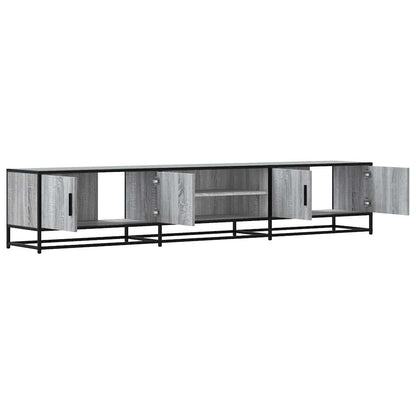 vidaXL TV Cabinet Grey Sonoma 210x35x41 cm Engineered Wood