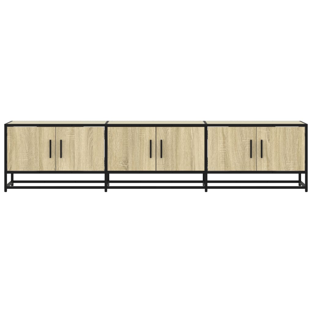vidaXL TV Cabinet Sonoma Oak 180x35x41 cm Engineered Wood