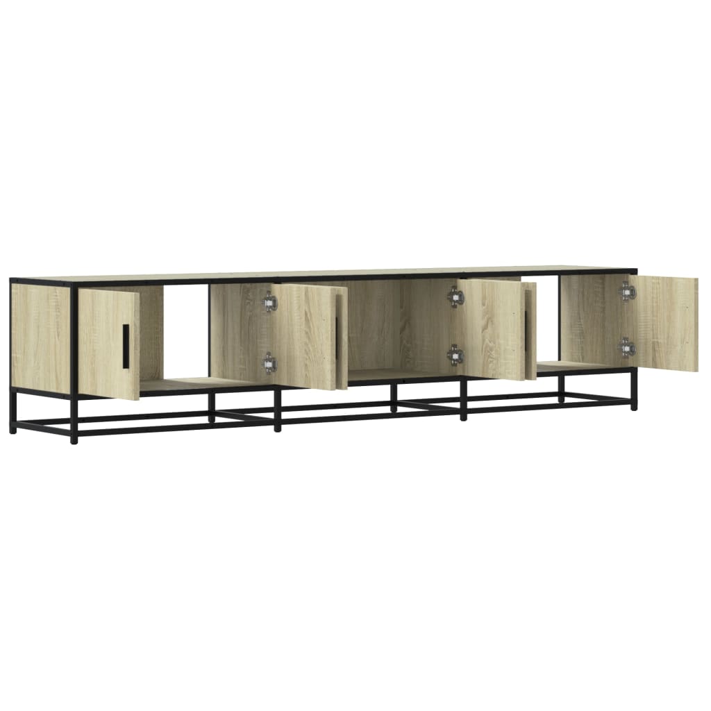vidaXL TV Cabinet Sonoma Oak 180x35x41 cm Engineered Wood