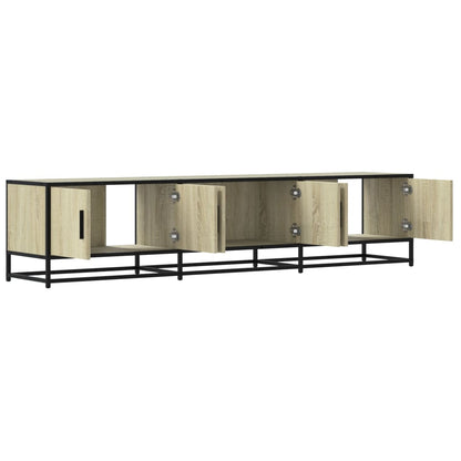 vidaXL TV Cabinet Sonoma Oak 180x35x41 cm Engineered Wood