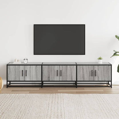 vidaXL TV Cabinet Grey Sonoma 180x35x41 cm Engineered Wood