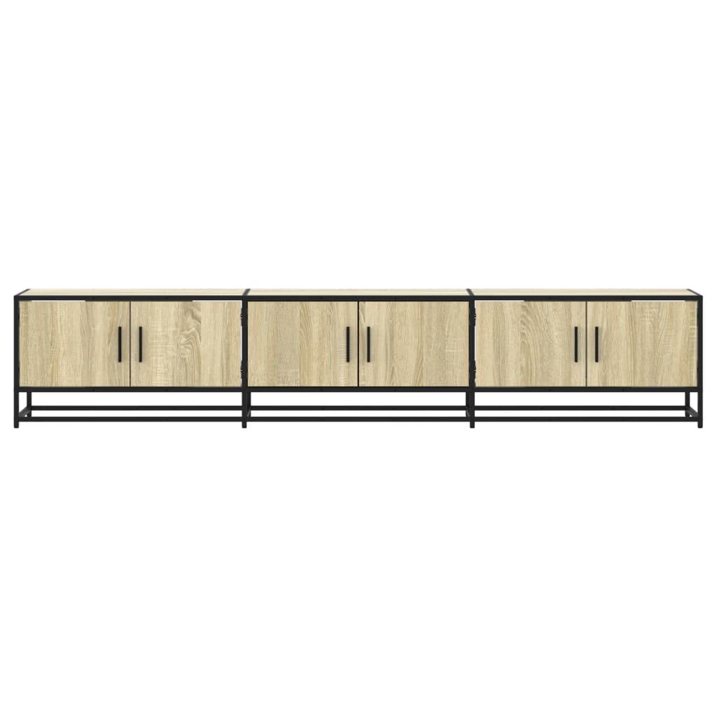 vidaXL TV Cabinet Sonoma Oak 210x35x41 cm Engineered Wood