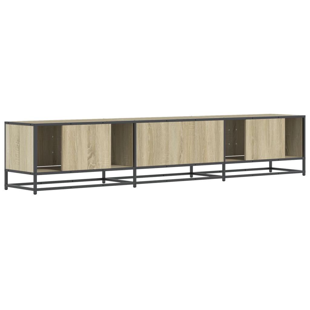 vidaXL TV Cabinet Sonoma Oak 210x35x41 cm Engineered Wood